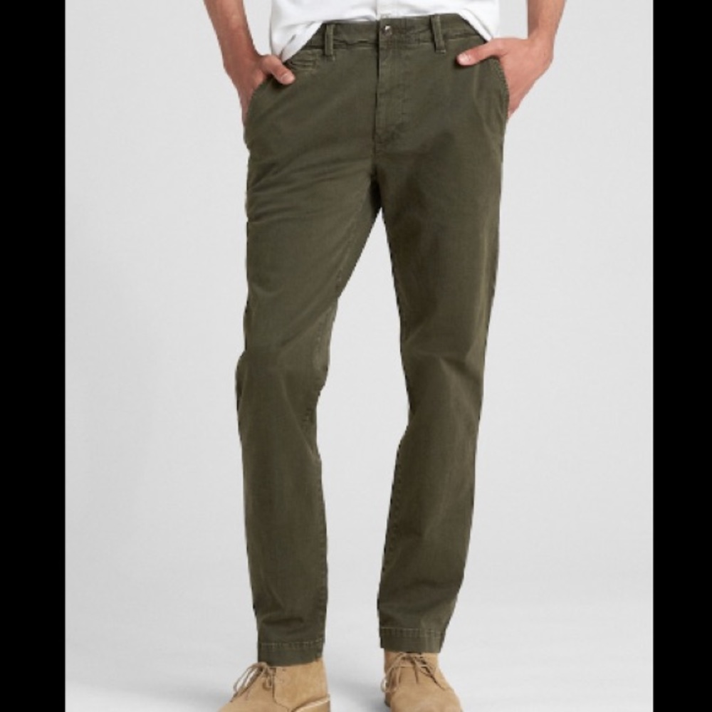 GAP Vintage Khakis in Olive
